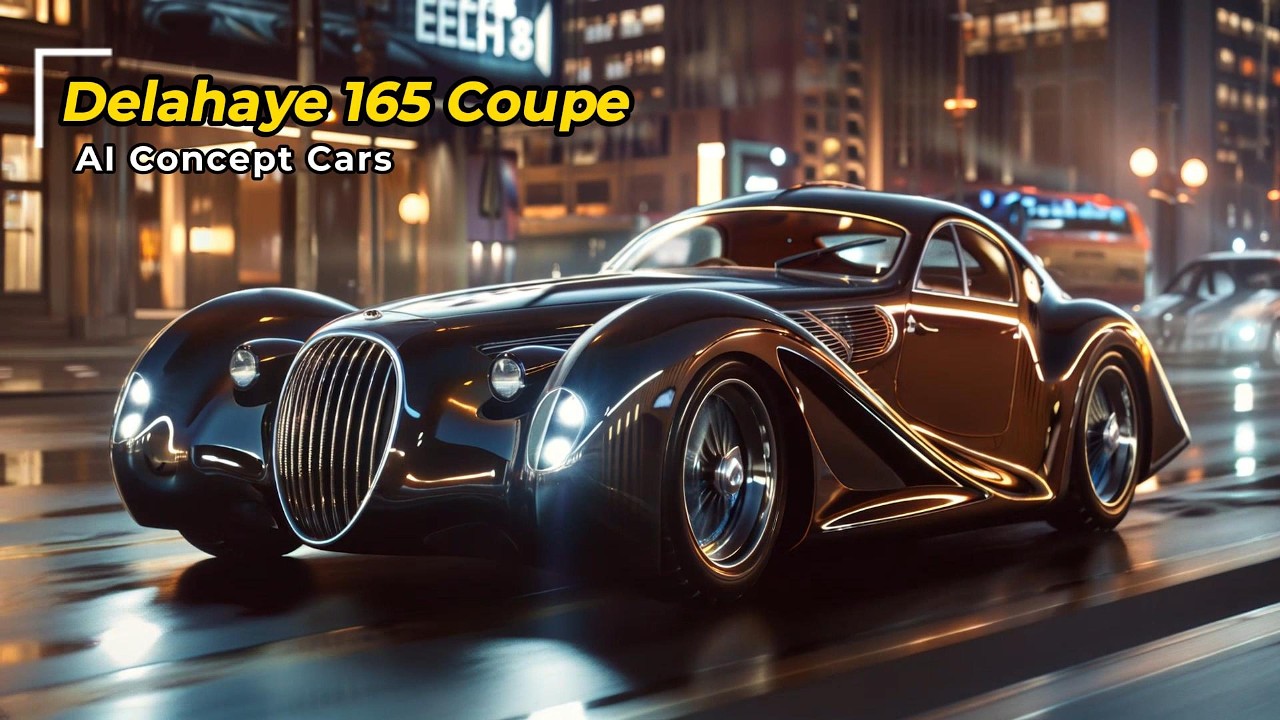 Delahaye 165 &ndash; AI Concept Car Reimagines Art Deco Elegance for the Future