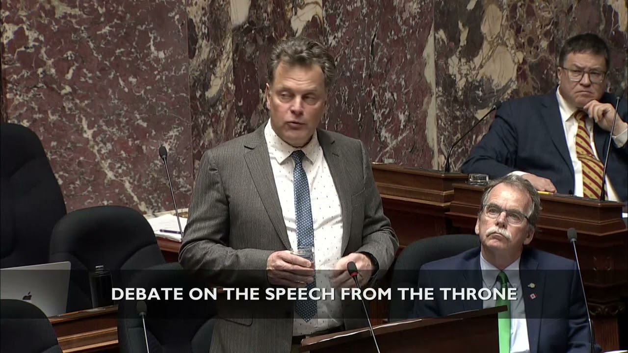 Feb. 20, 2025 MLA Jeremy Valeriote Response to the Speech from the Throne
