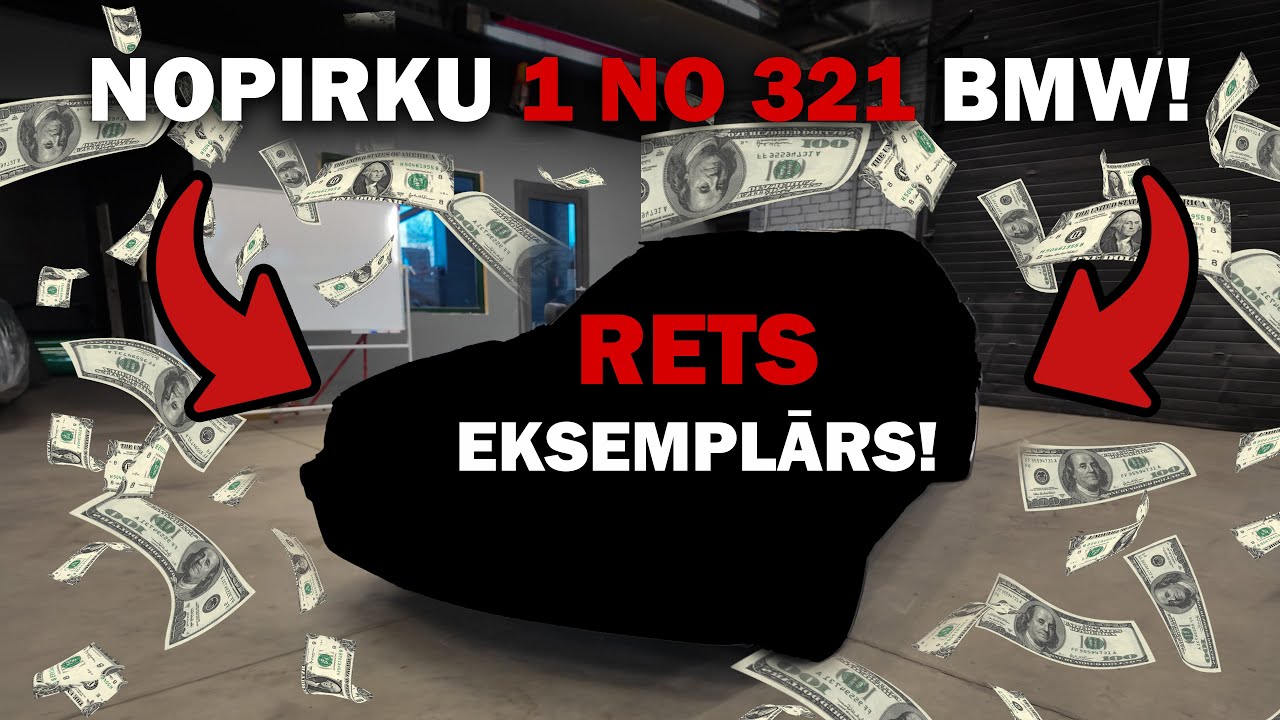 IEGĀDĀJOS 1 NO 321 UZRAŽOTIEM BMW EKSEMPLĀRIEM!