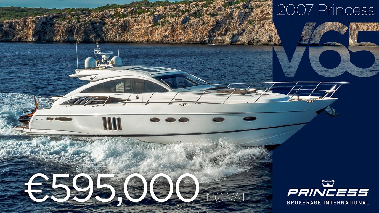 2007 Princess V65 'Cappuccino'  FOR SALE NOW in Mallorca, Spain