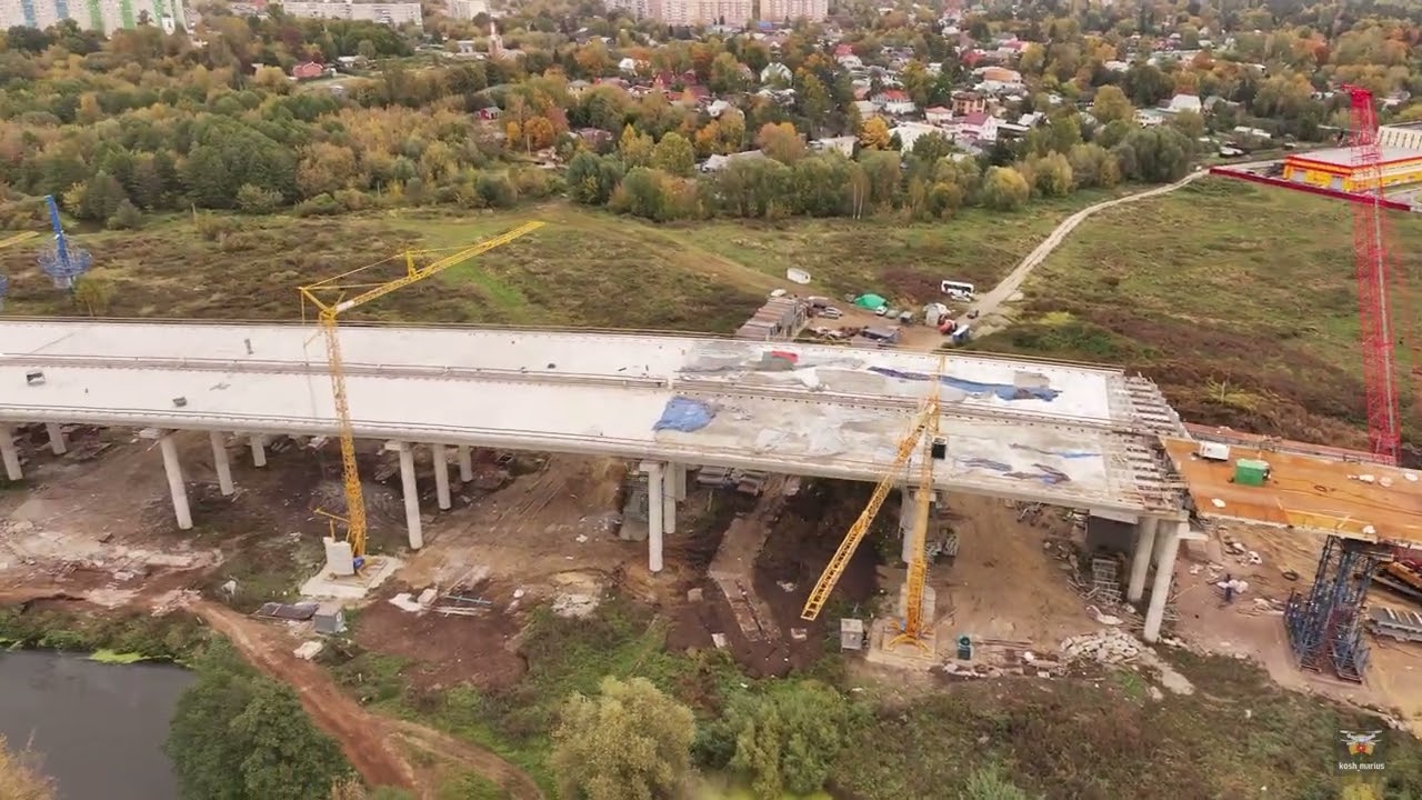 Строительство трассы ЮЛА (ЛТКЖ) от М5 до М12 (Павлино)