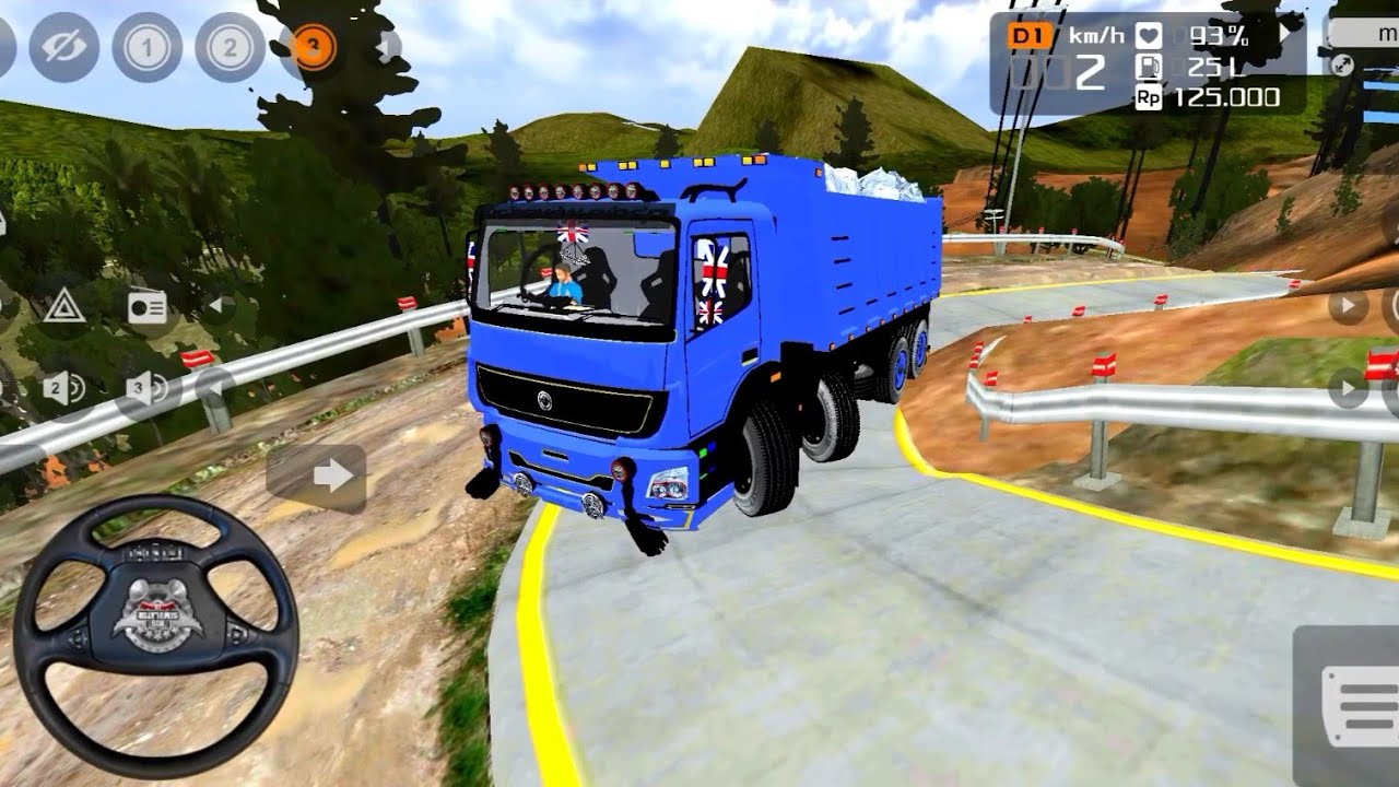 👹 Modified Big Dumper Truck Driving 😱| Bus Simulator Indonesia 😅| Bussid 2026