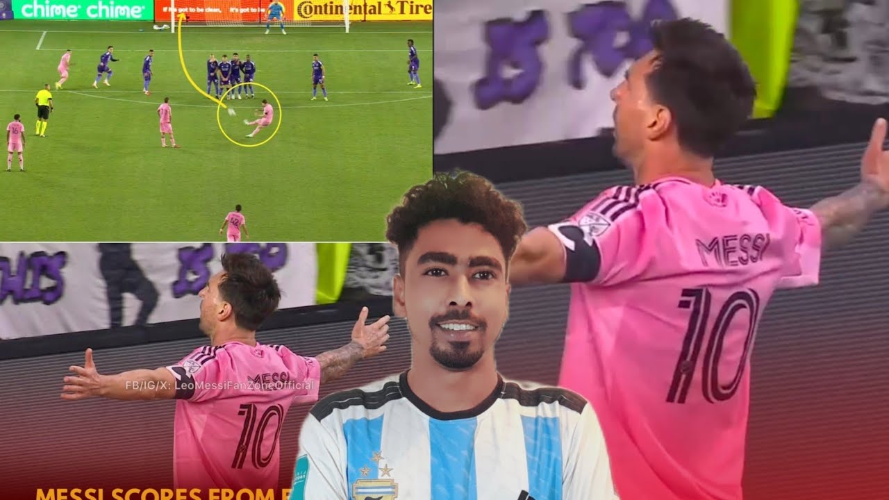 মিনি ফ্রি কিক গোল পোষ্টের বাহিরে দেওয়ার জগতে লিওনেল মেসি এই বয়সে ফ্রি কিকে গোল করতিছে।