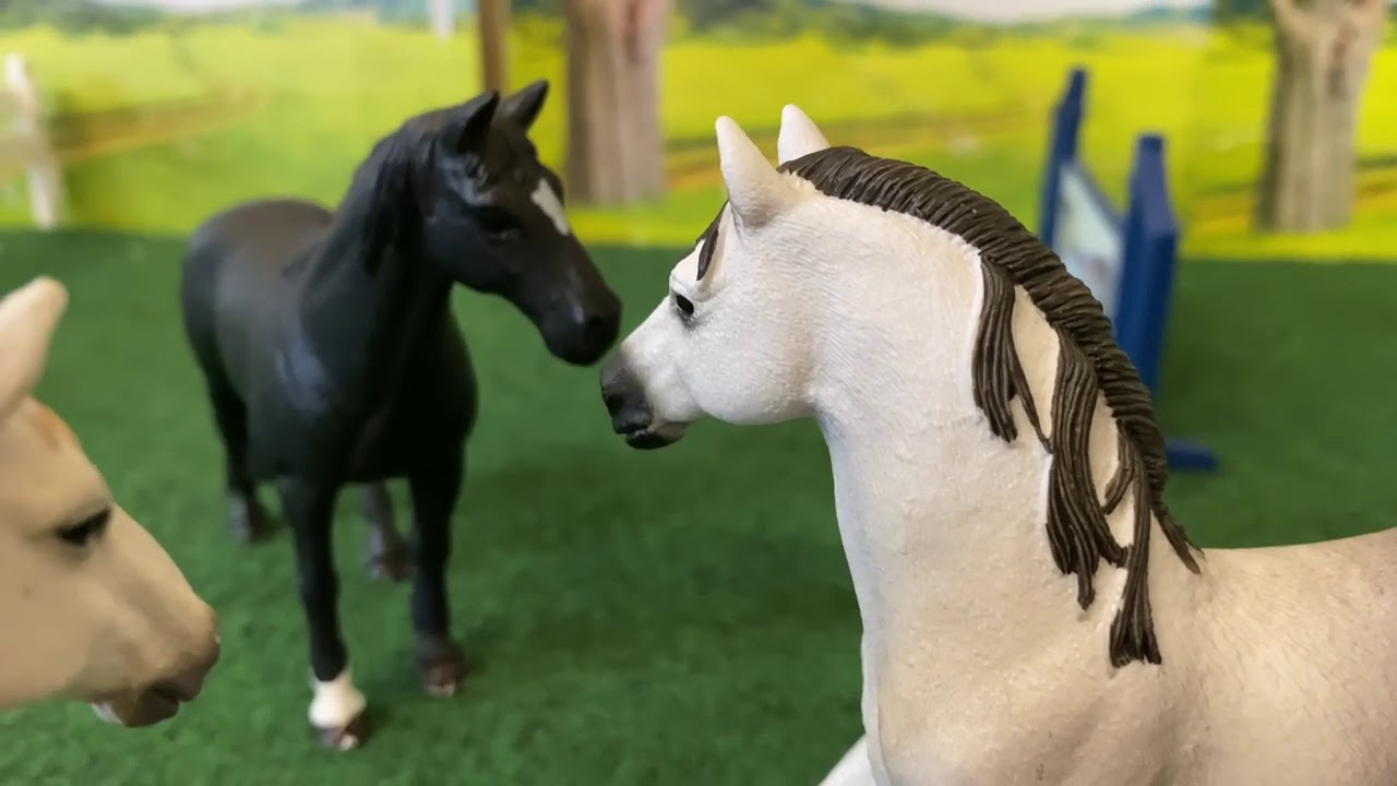 Schleich alleine zu Hause 😂🐴💞 Streit um die neue Stute eskaliert😱🤯