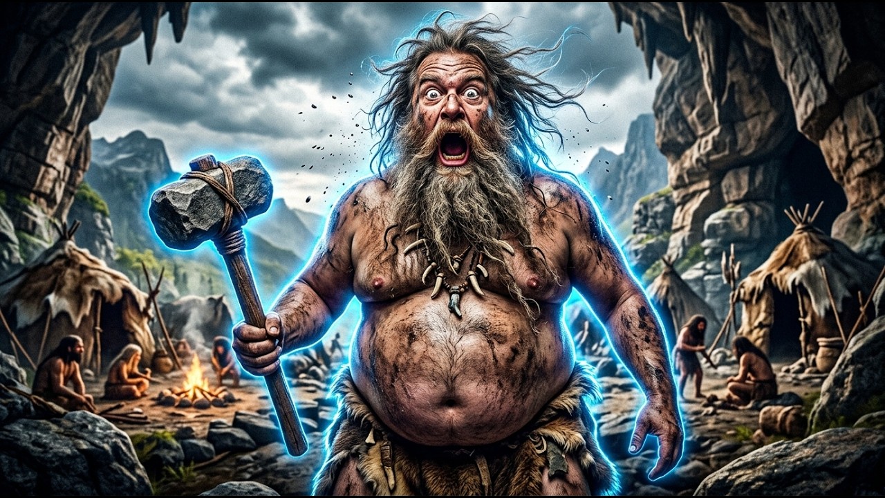 A Man from the Stone Age in the Present Day! 😱 | Episode 1 | (Cinematic AI) | Turn on subtitles!