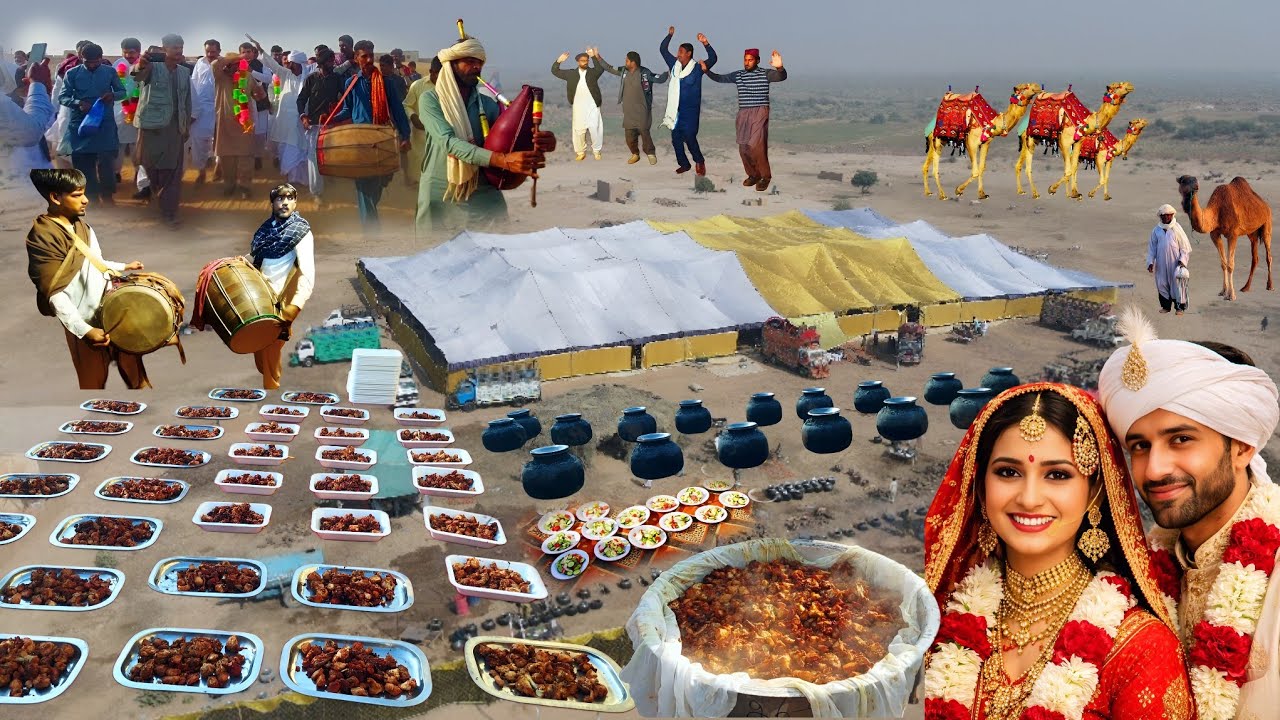 Traditional Desert  Marriage Ceremony | Traditional Village Wedding in Pakistan.