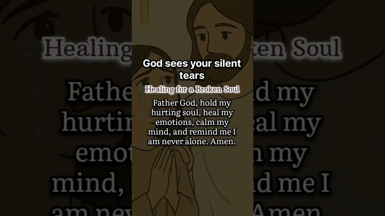 God sees your silent tears 