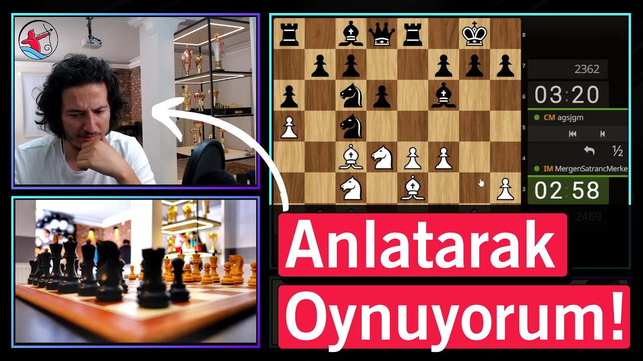 Uzun Bir Süreden Sonra ANLATARAK SATRANÇ OYNUYORUM! | %98 Doğruluk Oranı! | IM Serkan Soysal