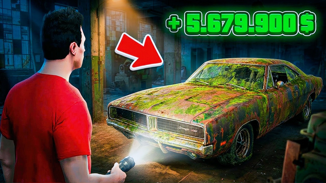 GĂSESC mașini ABANDONATE în CANALIZARE în GTA 5!