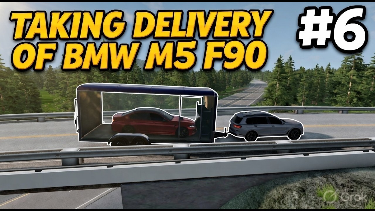 BMW M5 F90 Delivery Day 🚚 Loading & Towing with X7 | Episode #6