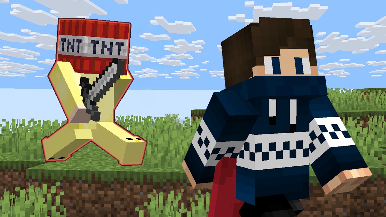 Minecraft Oynuyoruz ama TNT'den Kaçıyoruz!