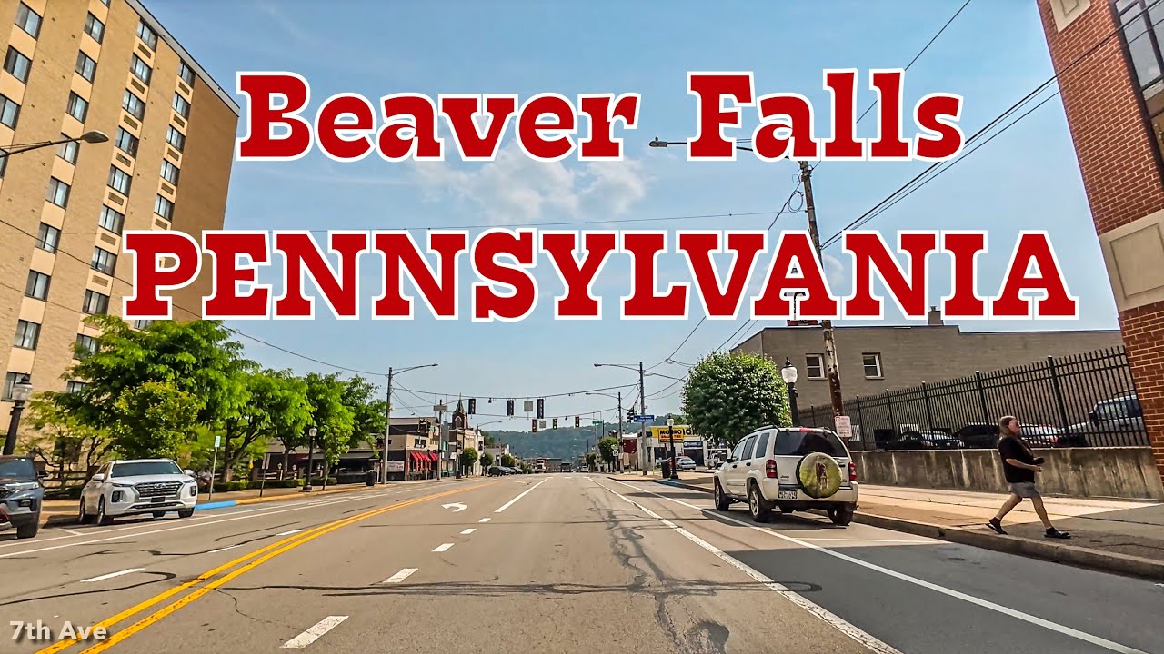 Driving Beaver Falls 4K - Pennsylvania