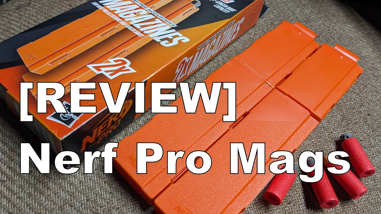 [REVIEW] Nerf Pro half-dart magazines!