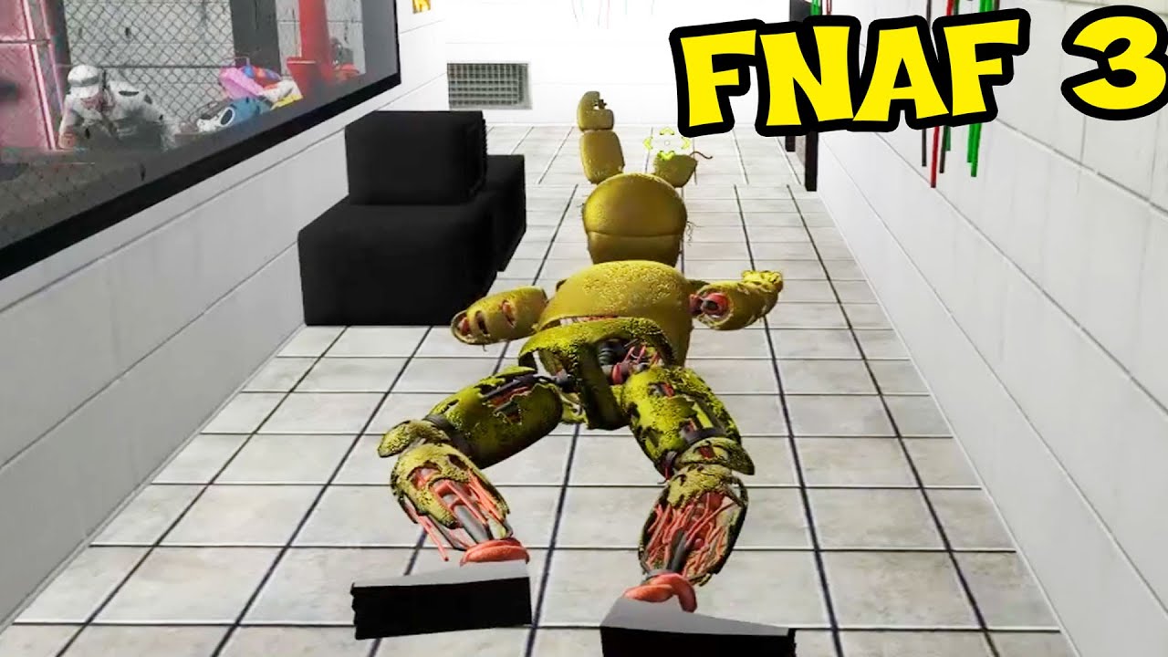 АНИМАТРОНИКИ ПУГАЮТ ОХРАННИКА FNAF 3 COOP ► Garry's Mod