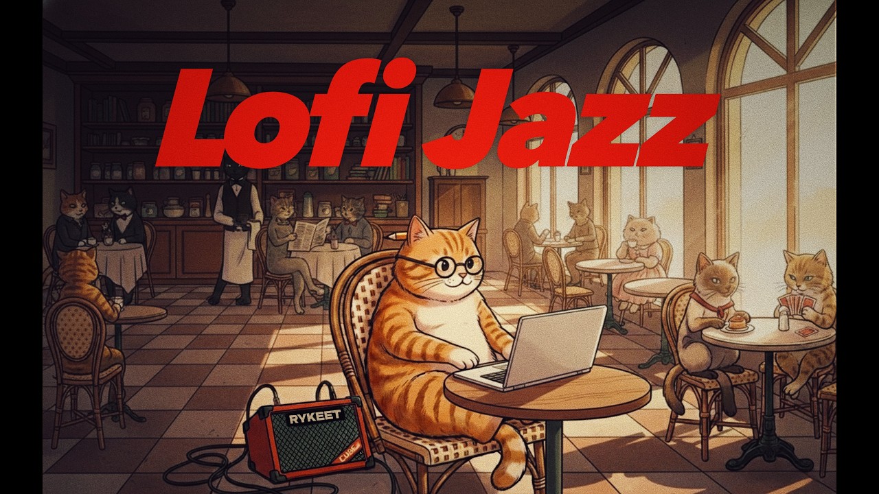 [ᴘʟᴀʏʟɪsᴛ] Workaholics Need a Cat Desk Buddy | Study Music | Lofi Jazz