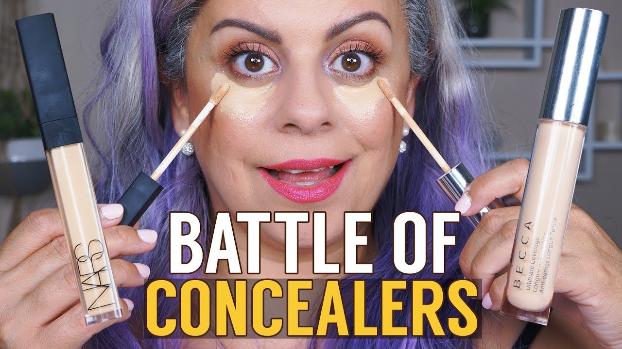Becca Ultimate Coverage Longwear vs NARS Radiant Creamy Concealer | Maryam Remias