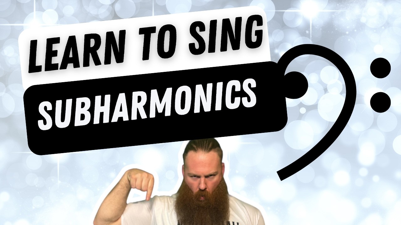 Learn to sing Subharmonics (voice lesson tutorial)