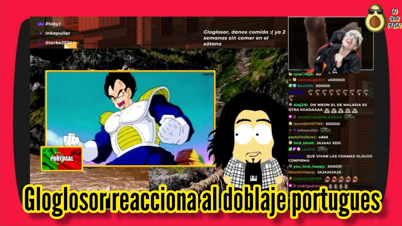 🎖️ Gloglosor reacciona al doblaje portugués en Dragon Ball Z 🐲