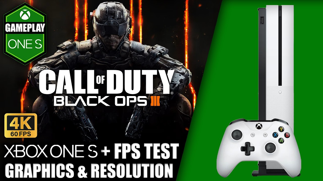 Call of Duty Black Ops 3 - Xbox One Gameplay + FPS Test