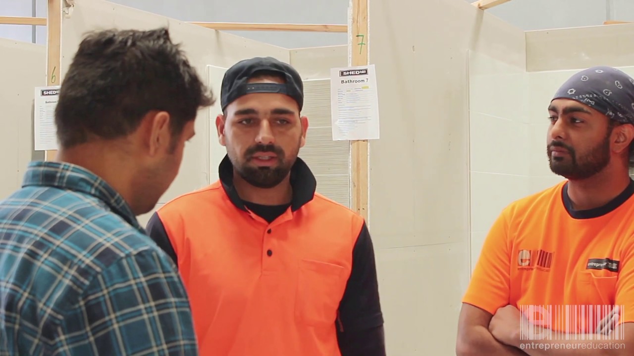 Wall and Floor Tiling students talk about their course (Punjabi)