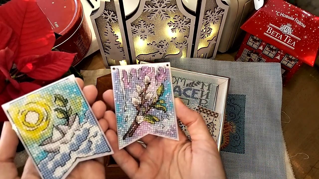 134. Итоги 2023, 78 готовых работ и процессы, вышивальная статистика / Вышивка крестом