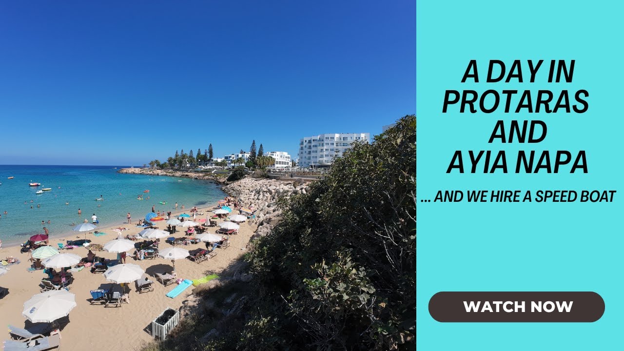 Protaras and Ayia Napa day trip and speed boat hire