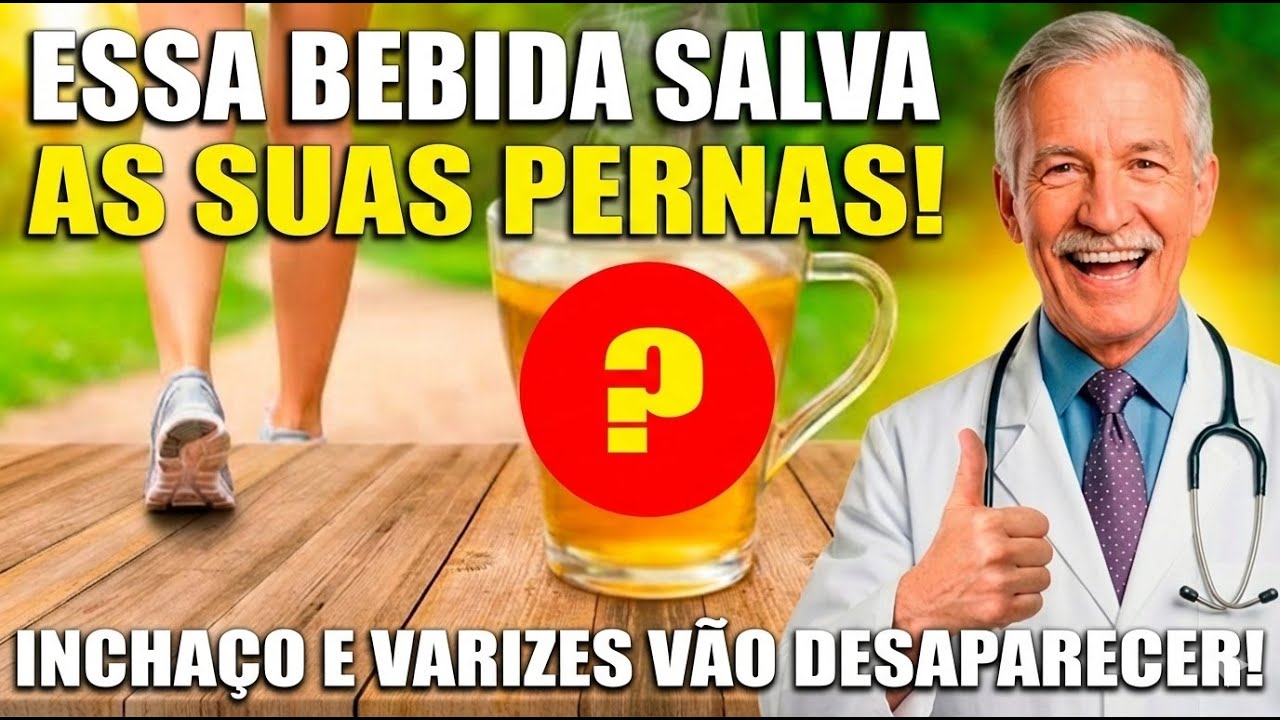 Esta bebida vai salvar você do inchaço nas pernas após os 60