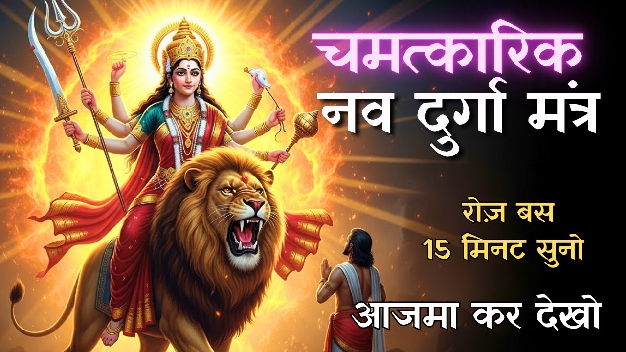 Navratri Special 🙏 9 Devi Mantra Chant | पावरफुल 9 देवी मंत्र जाप🔥 #Navratri #JaiMataDi #bhajan