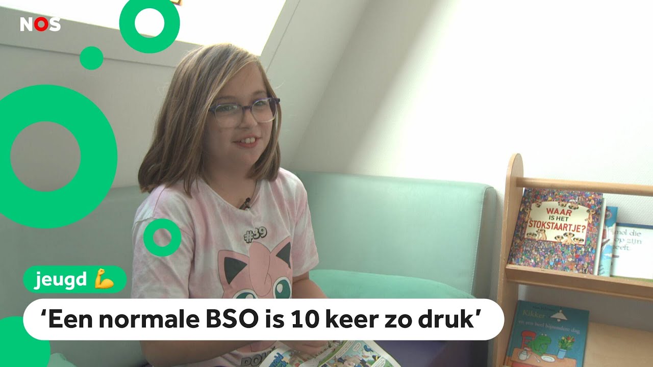 Sara zit op een extra rustige BSO en daar moeten er meer van komen