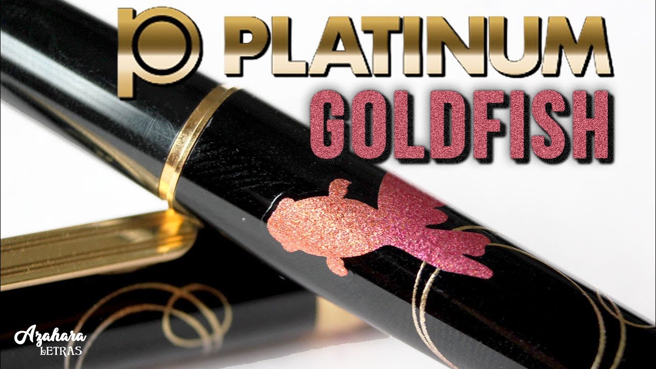 🎏  PLATINUM KANAZAWA LEAF GOLDFISH: UNA PLUMA ESTILOGRÁFICA PRECIOSA 😍