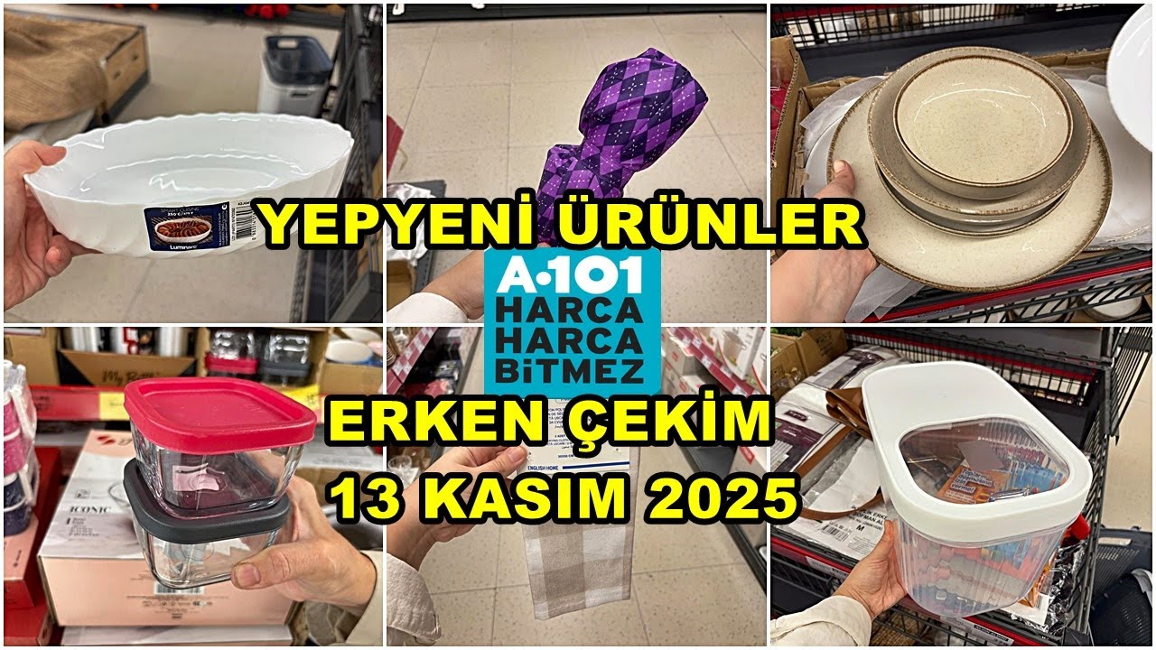 ERKEN ÇEKİM🏃‍♀️/A101 13 KASIM 2025💃A101 BÖYLE ÜRÜNLER GÖRÜLMEDİ!/HEMEN KAPTIK‼️/A101 AKTÜEL ÜRÜNLER
