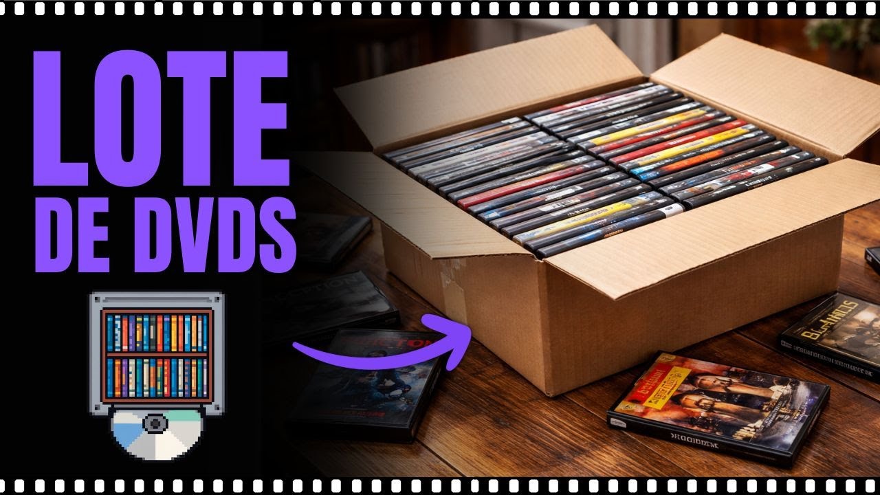 LOTE 50 DVDs Misteriosos da SHOPEE: Veio Coisa Boa?? (Parte 1)