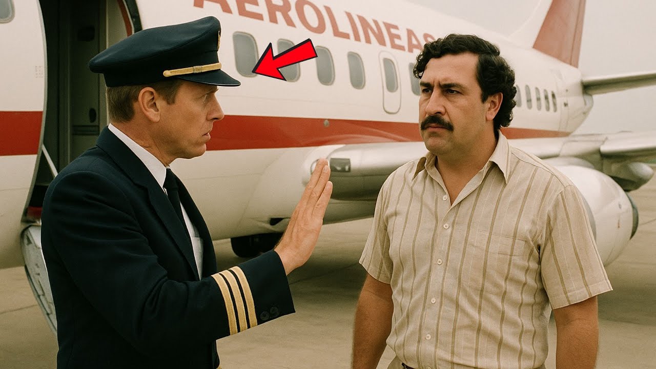 Un piloto le negó el embarque a Pablo Escobar... sin saber que él era el dueño de la aerolínea.