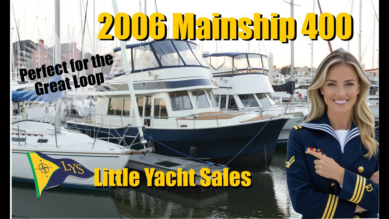 Идеальная яхта «Great Loop» — Mainship 400 продаётся на Little Yacht Sales