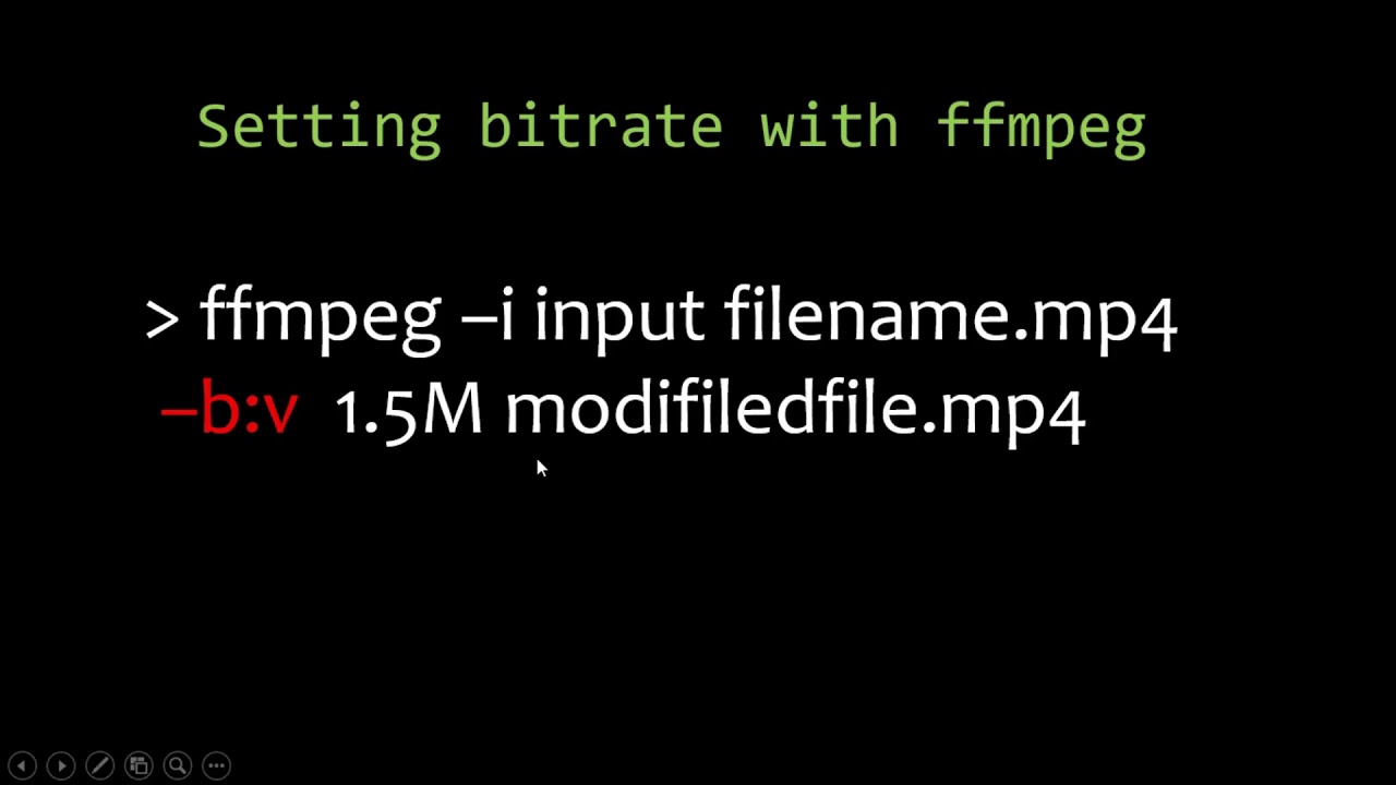 FFmpeg Bitrate tutorial - ABR, CBR, VBR hands on - Tutorial 4