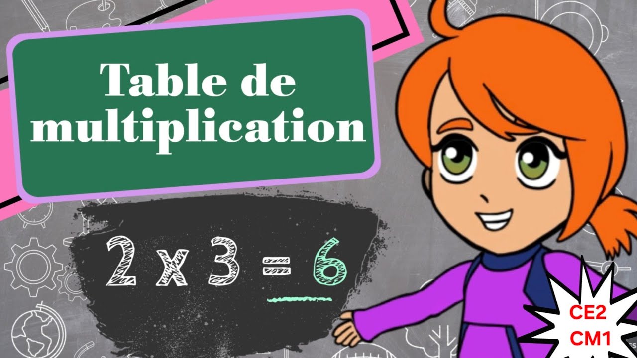 Les tables de Multiplication : Table de 2