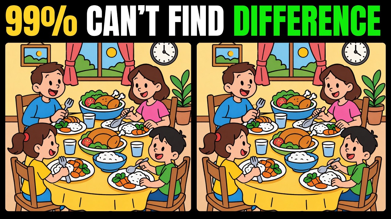 Find 3 Differences in These Challenging Puzzles
