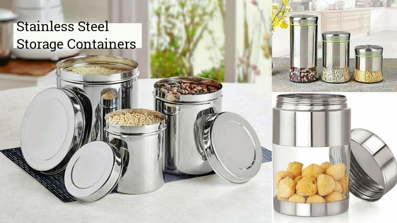 Amazon New Stainless Steel Storage Container & Jar Sets For Your Kitchen🔥