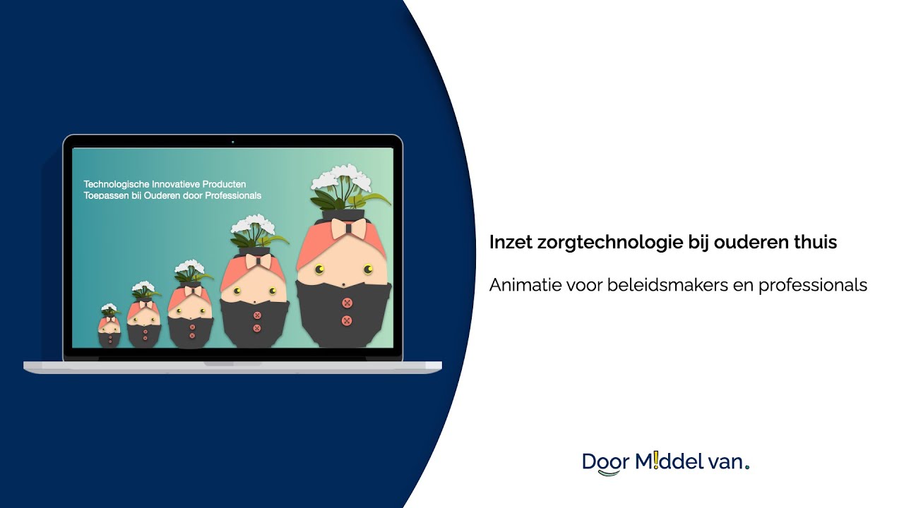 Door Middel Van Animatie zorgtechnologie bij ouderen thuis