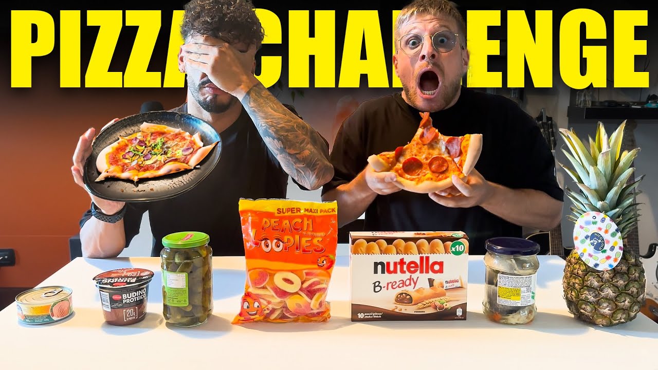 PIZZA CHALLENGE VERAMENTE ESTREMA - MANGIARE LA PIZZA CON UN PESCE VIVO NON &Egrave; STATA UNA BUONA IDEA!