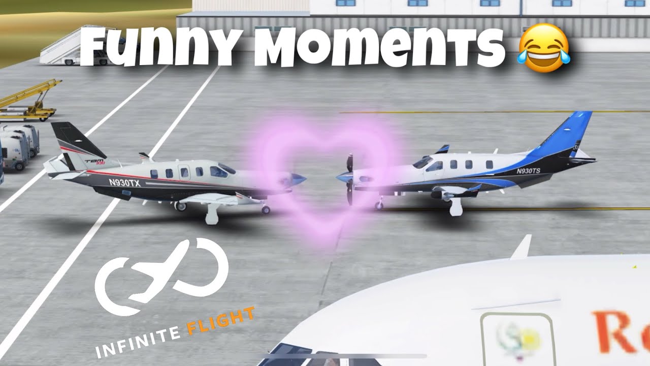 Funny Moments in Infinite Flight Simulator.