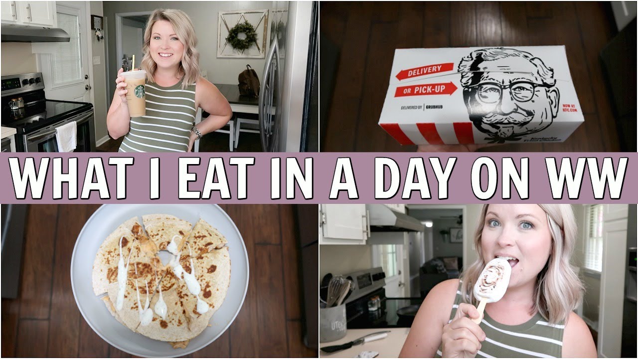 WHAT I EAT IN A DAY TO LOSE WEIGHT | WW BLUE PLAN FULL DAY OF EATING
