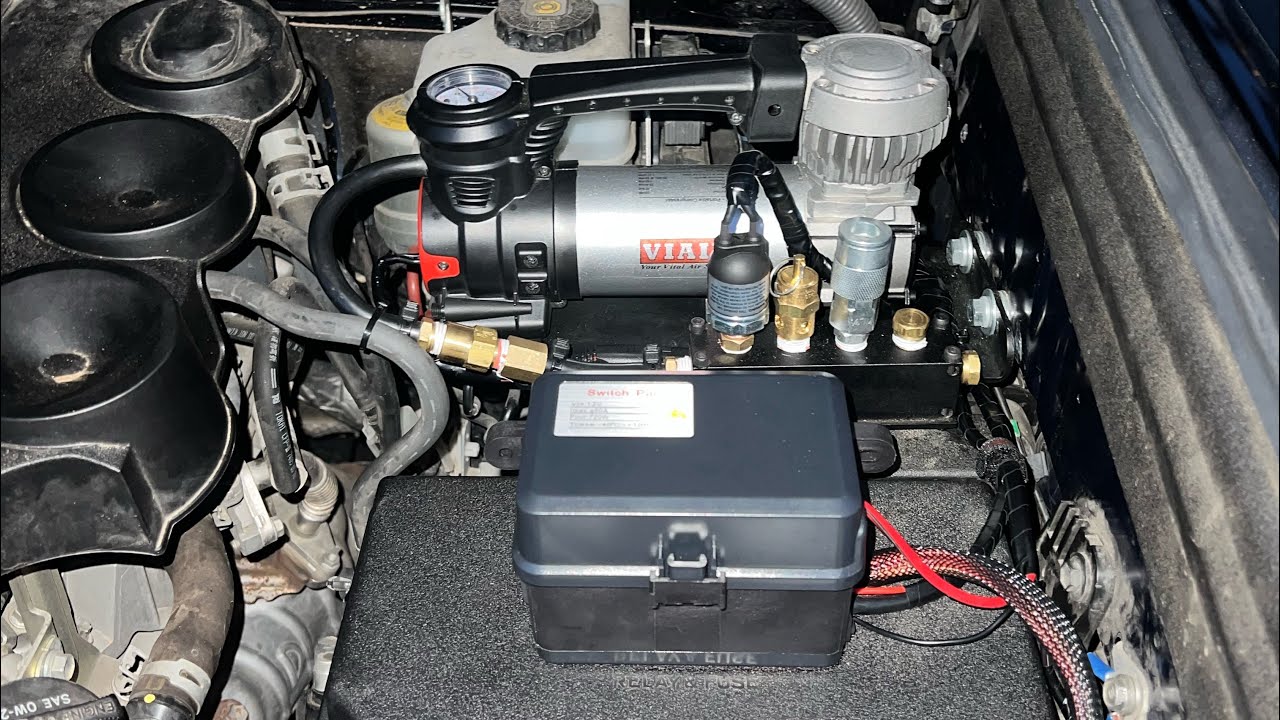 Auxbeam 6 gang switch panel + viair 88p compressor in 5th gen 4Runner
