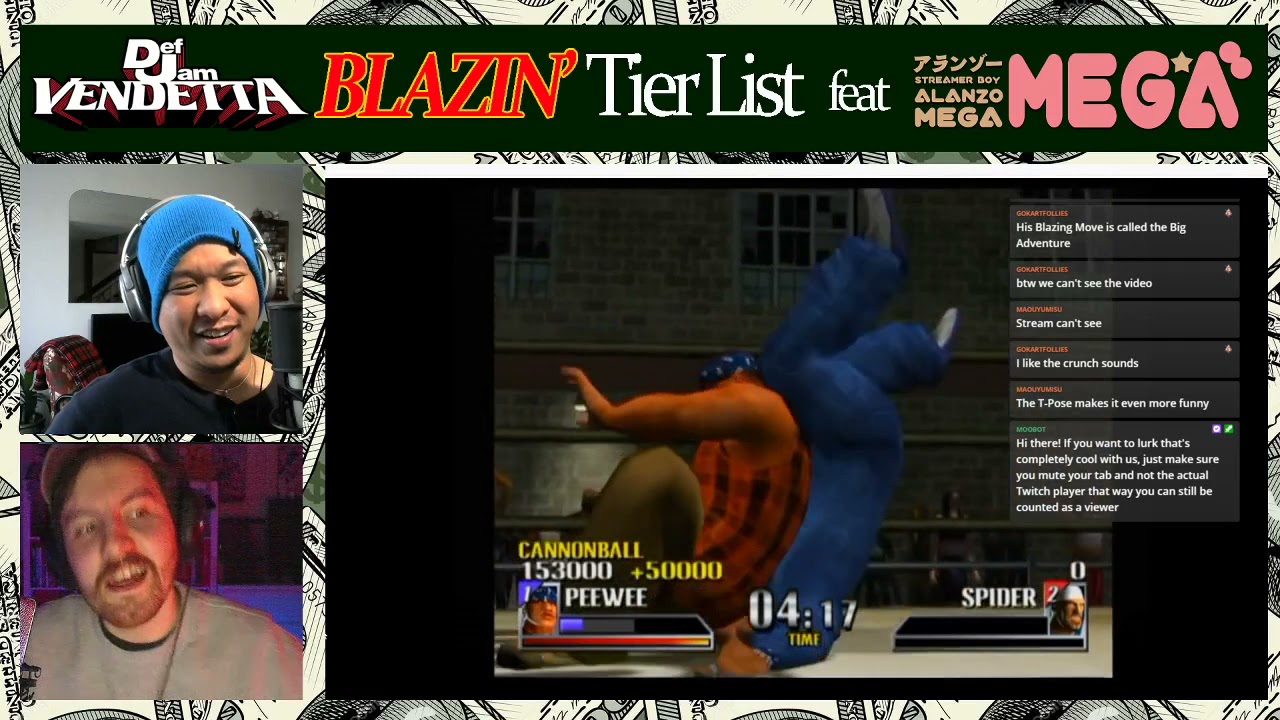 G and Alanzomega Rank the Def Jam Vendetta Blazin' Moves