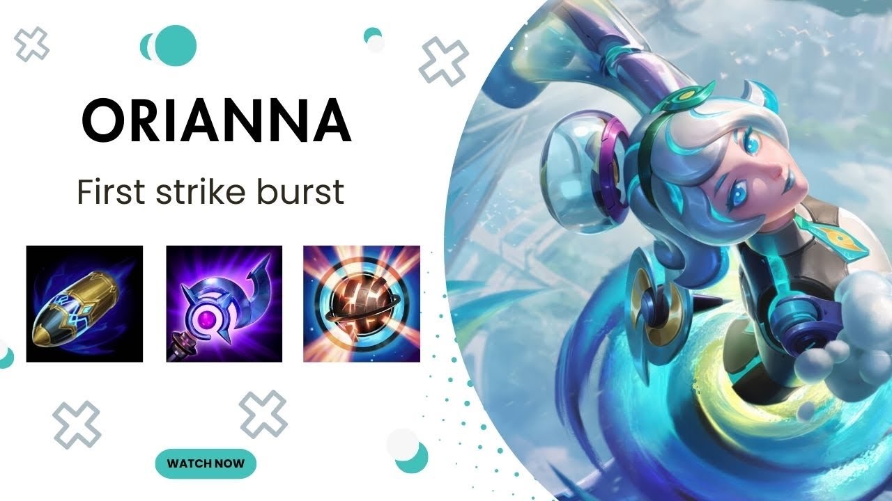 Orianna - Good burst with First strike (S20 rank gameplay) #wildrift 