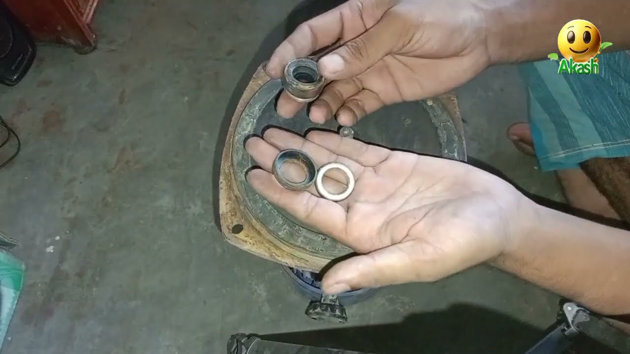 মোটরের ওয়াটার সিল পরিবর্তন। how to change watar seal #electrical #electrician 