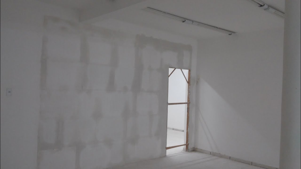 Como fazer parede de gesso (parte final)