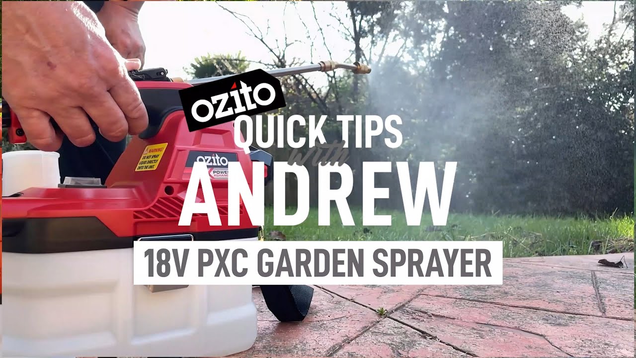 How to use the PXC 18V Garden Sprayer [PXCWSS-018]  - Ozito Quick Tips