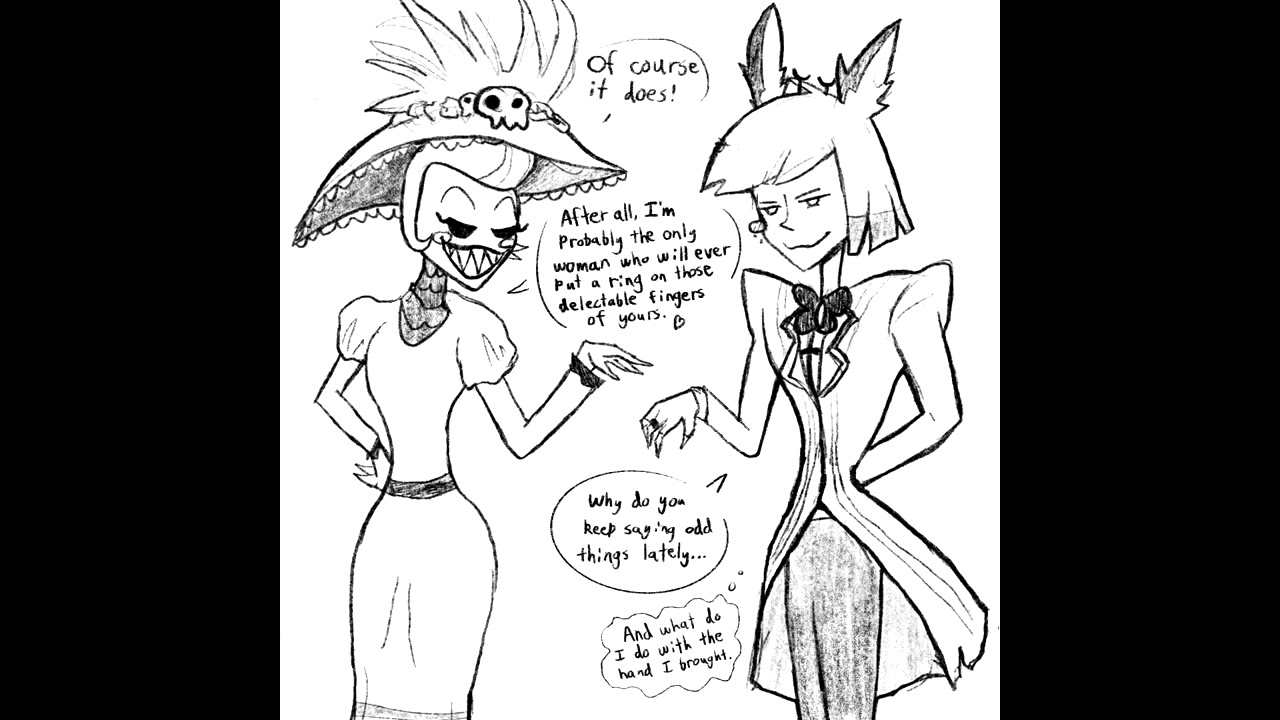Hazbin Hotel - Rosie x Alastor
