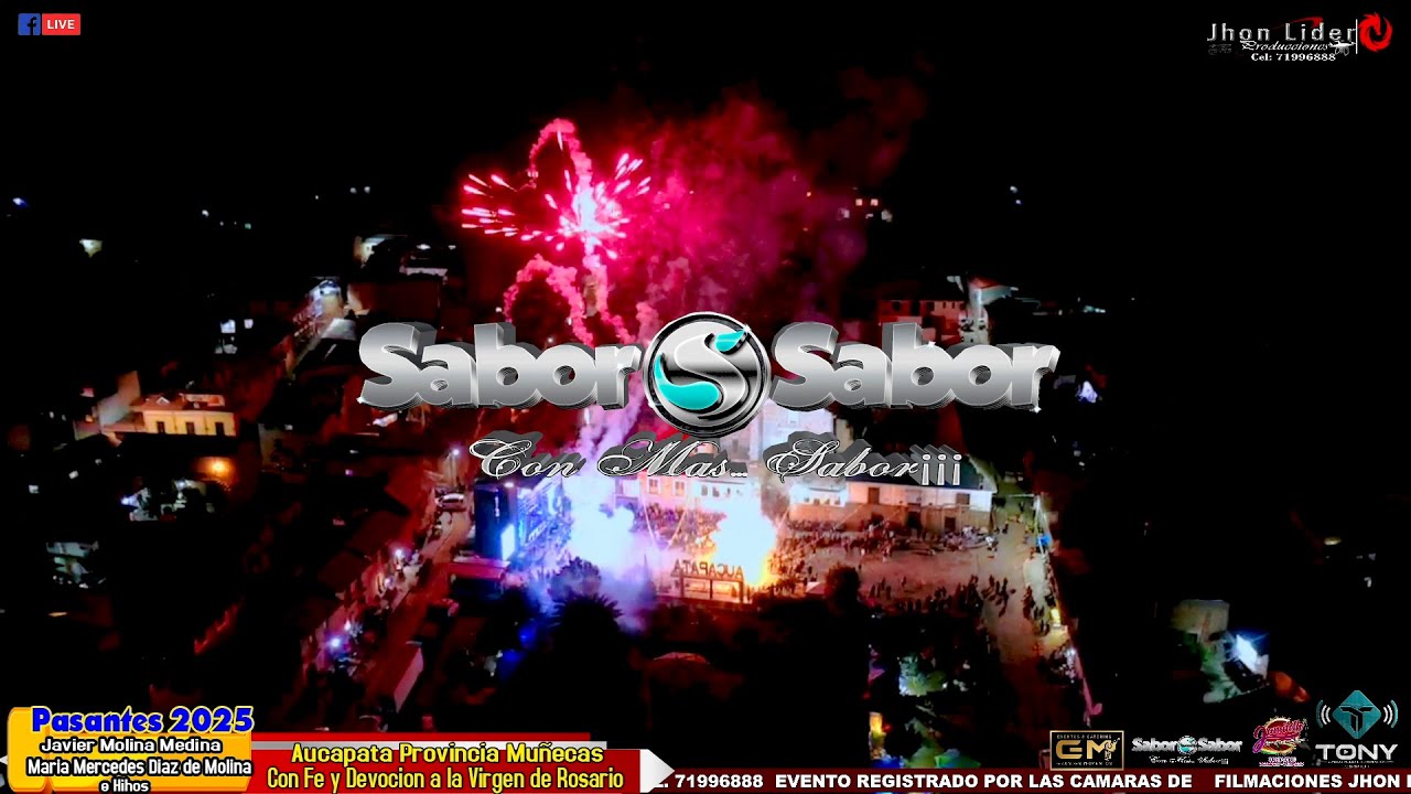 SABOR SABOR EN VIVO EN AUCAPATA 2025